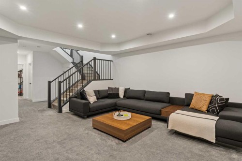 103 Haskayne Drive Nw, Calgary, AB - Indoor Photo Showing Living Room