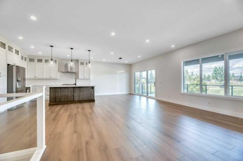 158 Speargrass Crescent, Carseland, AB - Indoor Photo Showing Kitchen With Upgraded Kitchen