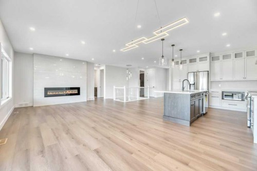 158 Speargrass Crescent, Carseland, AB - Indoor Photo Showing Kitchen With Upgraded Kitchen