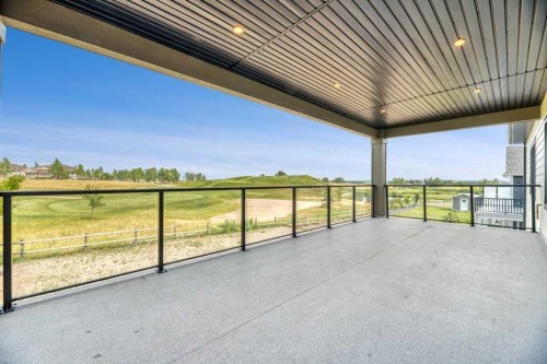 158 Speargrass Crescent, Carseland, AB - Outdoor With Deck Patio Veranda With View With Exterior