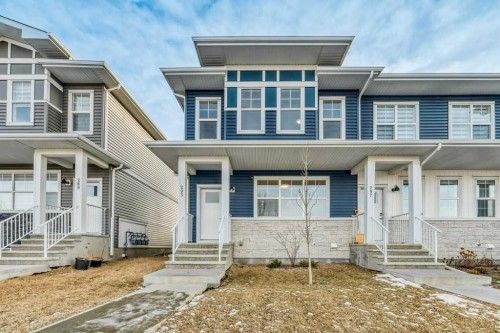 293 Dawson Way, Chestermere, AB - Outdoor With Facade