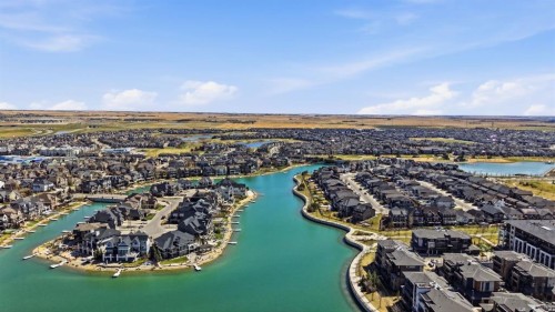19 Masters Green Se, Calgary, AB - Outdoor With Body Of Water With View