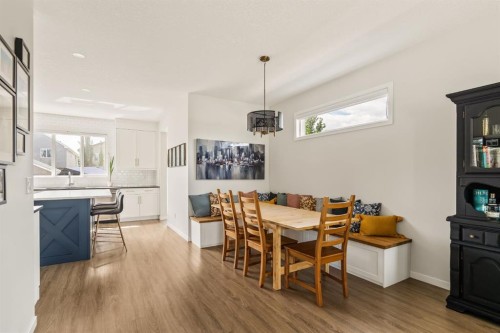 63 Seton Gardens Se, Calgary, AB - Indoor Photo Showing Dining Room