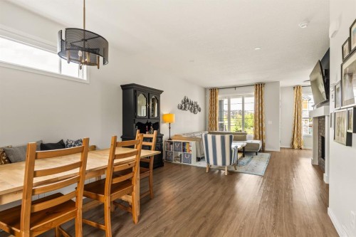 63 Seton Gardens Se, Calgary, AB - Indoor Photo Showing Dining Room