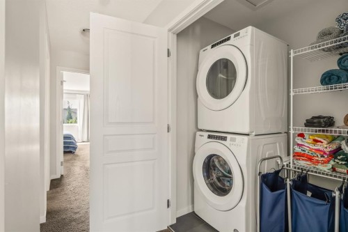 63 Seton Gardens Se, Calgary, AB - Indoor Photo Showing Laundry Room