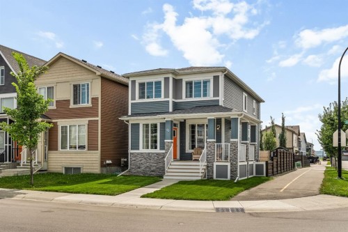 63 Seton Gardens Se, Calgary, AB - Outdoor With Facade