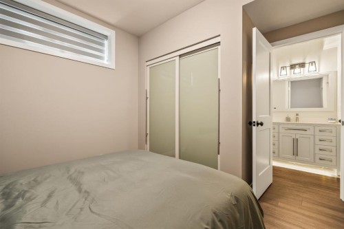 63 Seton Gardens Se, Calgary, AB - Indoor Photo Showing Bedroom