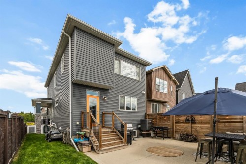 63 Seton Gardens Se, Calgary, AB - Outdoor With Deck Patio Veranda