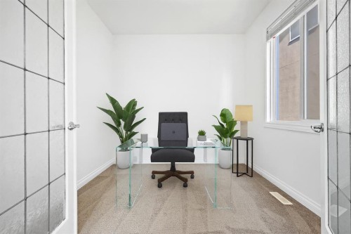 309 Sage Meadows Circle Nw, Calgary, AB - Indoor Photo Showing Office