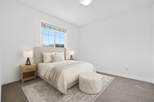 309 Sage Meadows Circle Nw, Calgary, AB - Indoor Photo Showing Bedroom