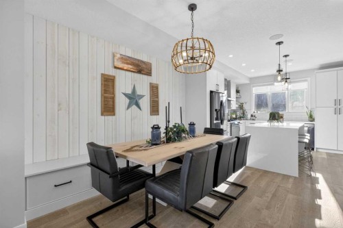 35 Wolf Hollow Park Se, Calgary, AB - Indoor Photo Showing Dining Room