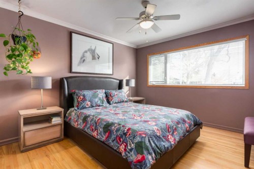 55 Heston Street Nw, Calgary, AB - Indoor Photo Showing Bedroom
