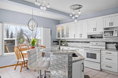 244 Oakmere Place, Chestermere, AB - Indoor Photo Showing Kitchen With Double Sink