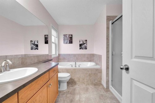 65 Sunset Heights, Cochrane, AB - Indoor Photo Showing Bathroom