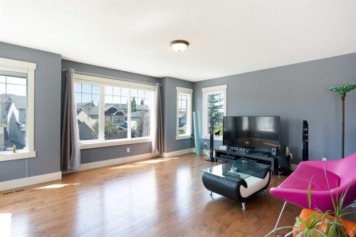 62 Panamount Road Nw, Calgary, AB - Indoor Photo Showing Living Room