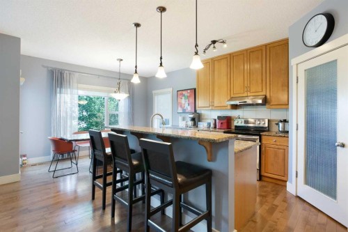 62 Panamount Road Nw, Calgary, AB - Indoor Photo Showing Kitchen With Upgraded Kitchen