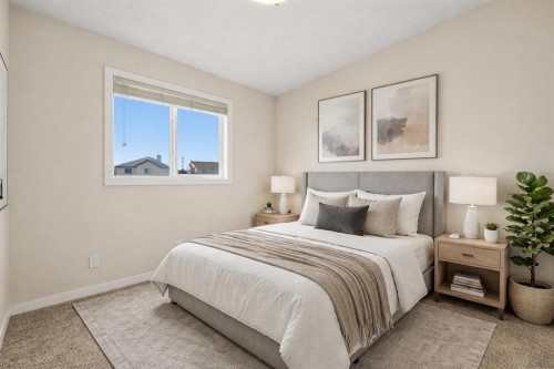 127 Covehaven Court Ne, Calgary, AB - Indoor Photo Showing Bedroom