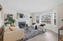 127 Covehaven Court Ne, Calgary, AB  - Indoor Photo Showing Living Room With Fireplace 