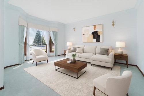 1600 Evergreen Hill Sw, Calgary, AB - Indoor Photo Showing Living Room