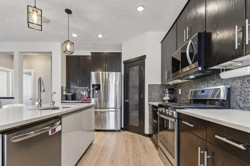 139 Elgin Terrace Se, Calgary, AB - Indoor Photo Showing Kitchen With Upgraded Kitchen