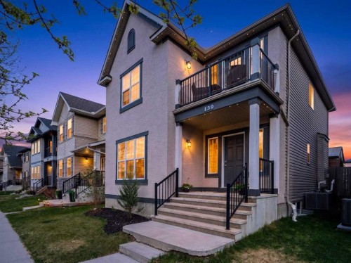 139 Elgin Terrace Se, Calgary, AB - Outdoor With Balcony With Deck Patio Veranda With Facade