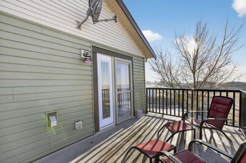 417 Frederick Avenue West, Standard, AB - Outdoor With Deck Patio Veranda With Exterior