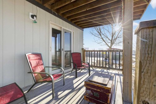 417 Frederick Avenue West, Standard, AB - Outdoor With Deck Patio Veranda With Exterior