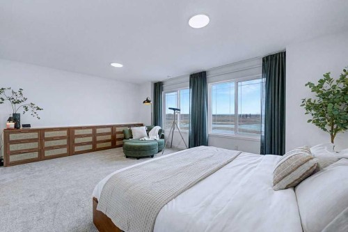 250 Hotchkiss Common Se, Calgary, AB - Indoor Photo Showing Bedroom