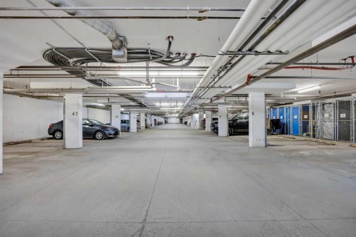 3115-175 Silverado Boulevard Sw, Calgary, AB - Indoor Photo Showing Garage