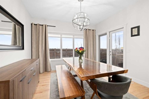 115 Mahogany Way Se, Calgary, AB - Indoor Photo Showing Dining Room