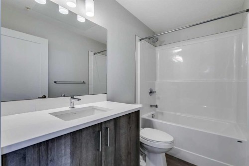 408-660 Shawnee Square Sw, Calgary, AB - Indoor Photo Showing Bathroom