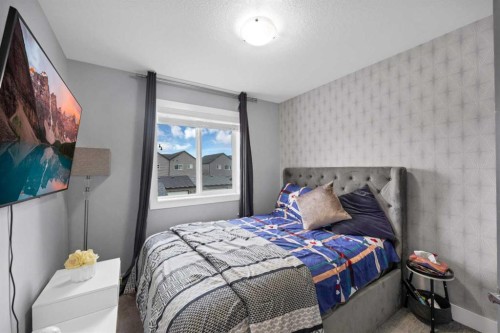 34 Cornerstone Road Ne, Calgary, AB - Indoor Photo Showing Bedroom