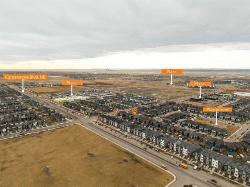 34 Cornerstone Road Ne, Calgary, AB - Outdoor With View