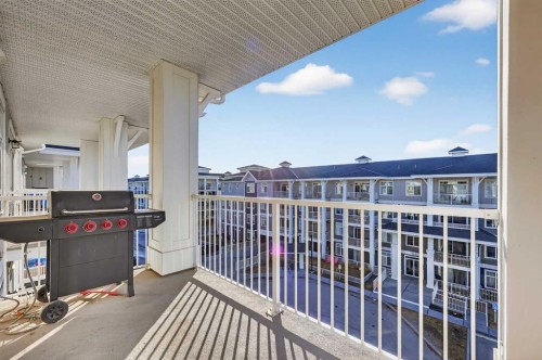 402-500 Auburn Meadows Common Se, Calgary, AB - Outdoor With Balcony With Exterior