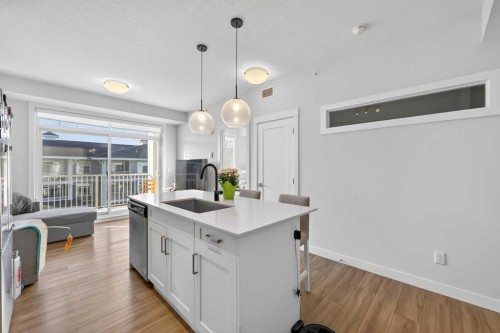 402-500 Auburn Meadows Common Se, Calgary, AB - Indoor Photo Showing Kitchen