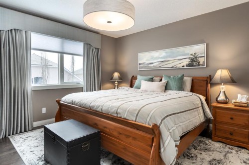 178 Mt Douglas Circle Se, Calgary, AB - Indoor Photo Showing Bedroom