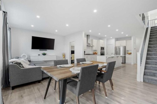 178 Sage Bluff Drive Nw, Calgary, AB - Indoor Photo Showing Dining Room