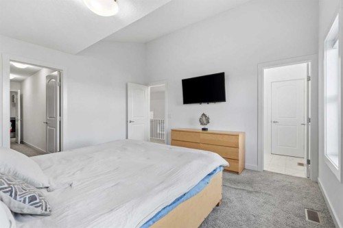 178 Sage Bluff Drive Nw, Calgary, AB - Indoor Photo Showing Bedroom