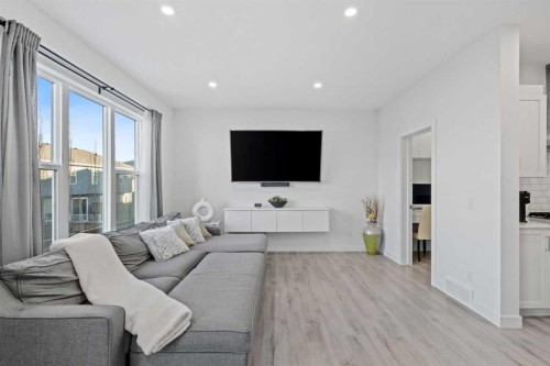 178 Sage Bluff Drive Nw, Calgary, AB - Indoor Photo Showing Living Room