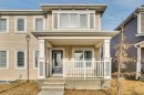 408 Windbury Link Sw, Airdrie, AB  - Outdoor With Deck Patio Veranda With Facade 