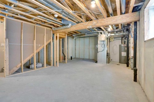 408 Windbury Link Sw, Airdrie, AB - Indoor Photo Showing Basement