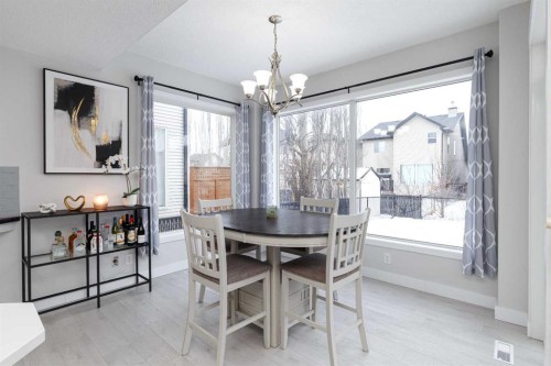 86 Cougarstone Court Sw, Calgary, AB - Indoor Photo Showing Dining Room