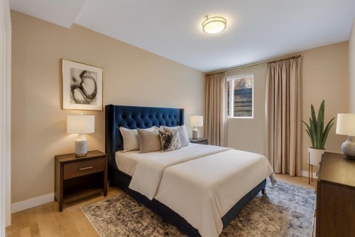 403-718 5 Street Ne, Calgary, AB - Indoor Photo Showing Bedroom