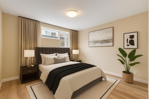 403-718 5 Street Ne, Calgary, AB - Indoor Photo Showing Bedroom