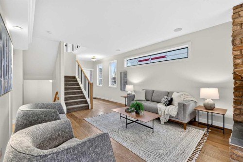 12069 Valley Ridge Drive Nw, Calgary, AB - Indoor Photo Showing Living Room