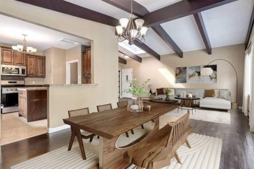 911 80 Avenue Sw, Calgary, AB - Indoor Photo Showing Dining Room