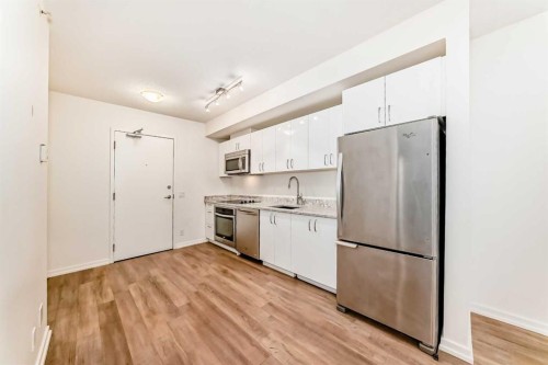 310-450 8 Avenue Se, Calgary, AB - Indoor Photo Showing Kitchen