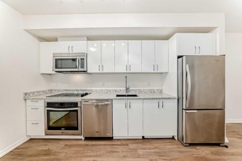 310-450 8 Avenue Se, Calgary, AB - Indoor Photo Showing Kitchen