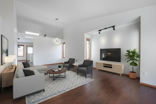 137 Arbour Ridge Heights Nw, Calgary, AB - Indoor Photo Showing Living Room