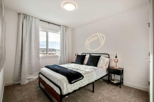 199 Annette Landing, Calgary, AB - Indoor Photo Showing Bedroom